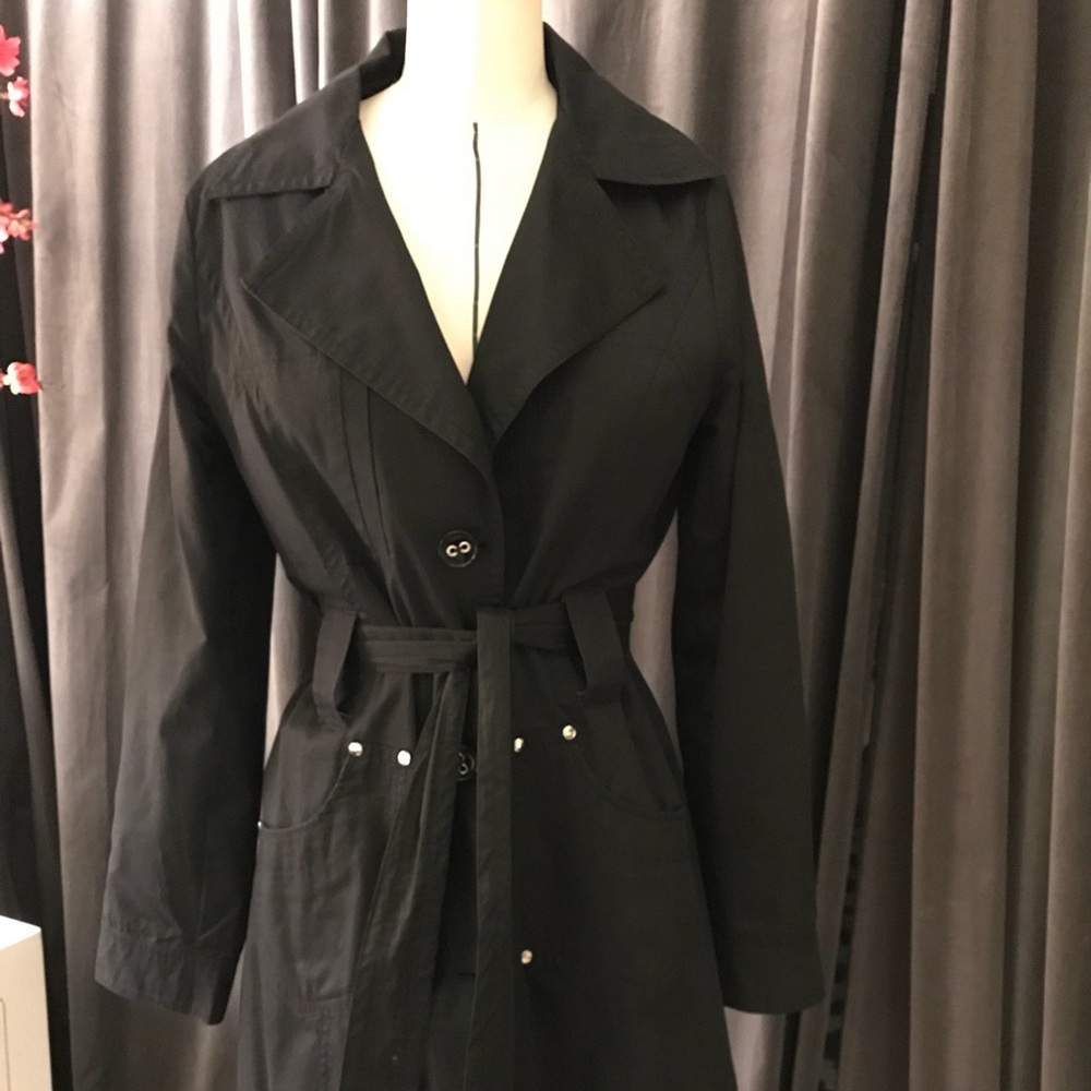 Dolce and Gabbana Black trenchcoat